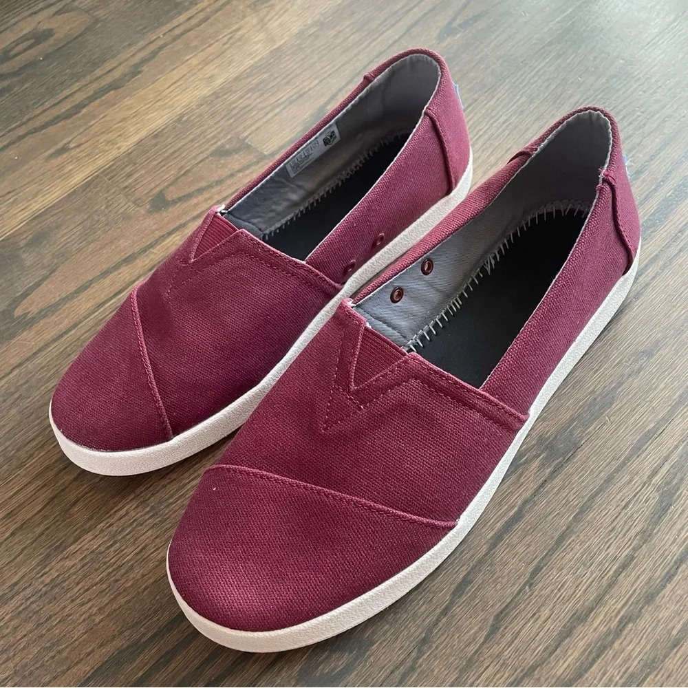 TOMS Black Cherry Coated Canvas Avalon 10010811 - Picture 10 of 10